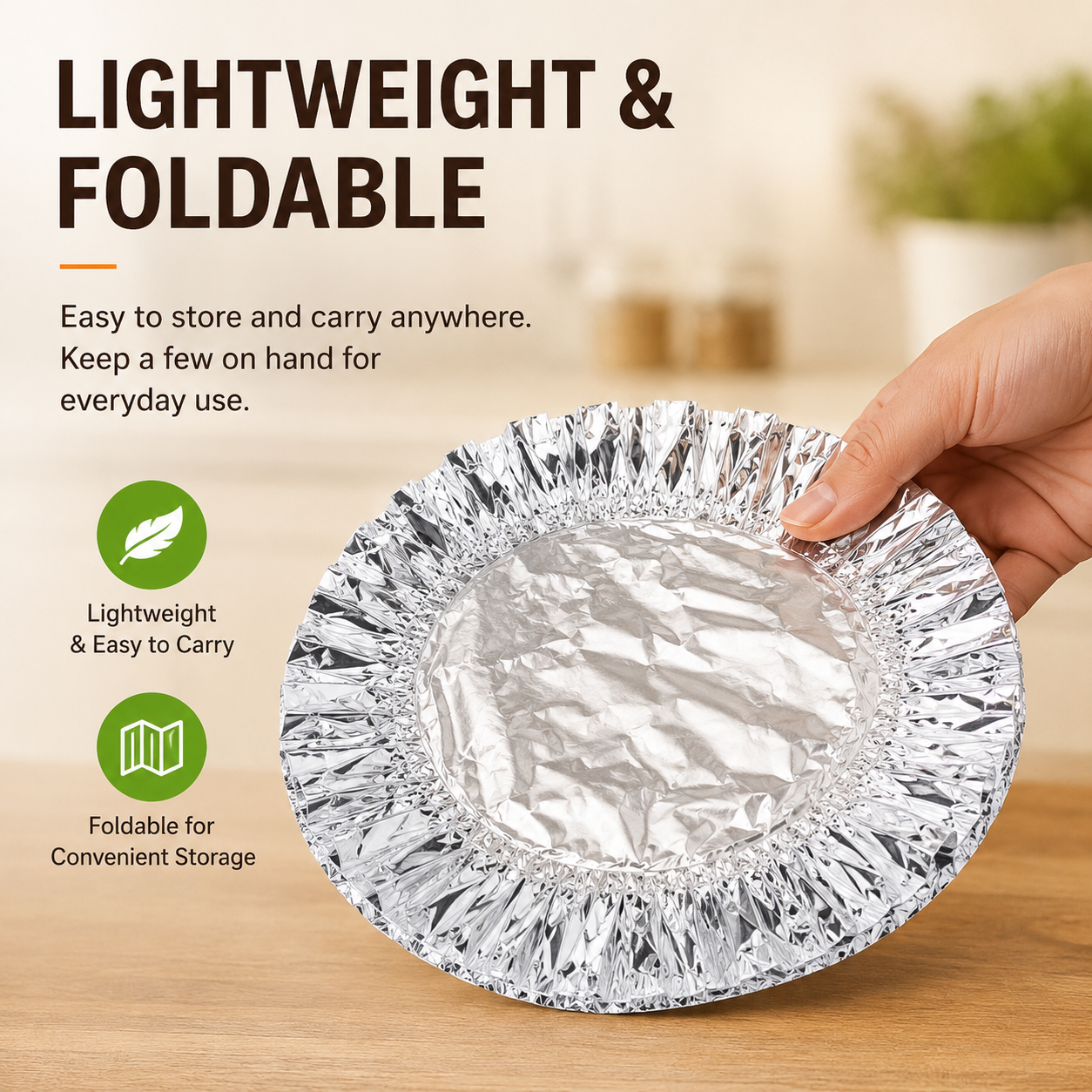 🌈2026 HOT SALE🥳💥 50% OFF! Home dining table & food container aluminum foil heat-retaining cover