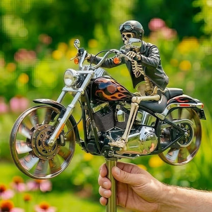 🔥Last Day - Beddys® 50% OFF🔥Skull Motorcycle Windmill