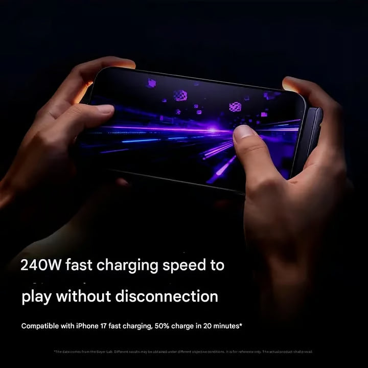 ⚡Official Store | 🔥Beddys® 2-in-1 Invisible Holder Charger Cable - 240W Fast Charging Cord with Built-In Phone Stand