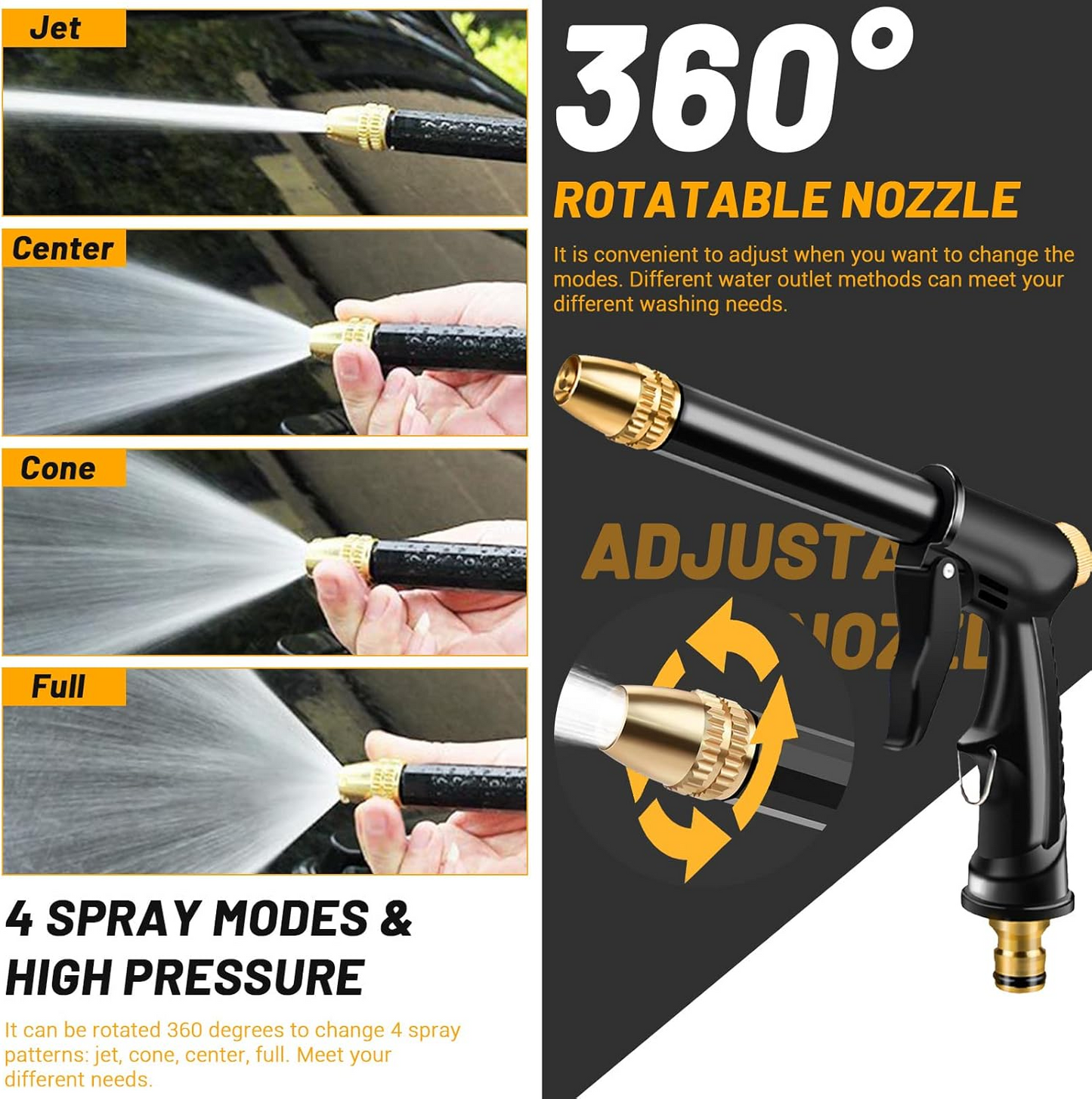 ✨Last Day 50% OFF💦Beddys®Powerful High-Pressure Home Car Wash & Garden Sprayer