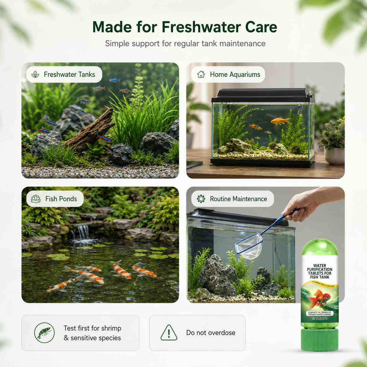 🔥Day Sale 50% OFF🔥Beddys® Aquarium-Specific Water Purification Tablets – Clearer Water, Easier Tank Care