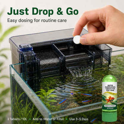 🔥Day Sale 50% OFF🔥Beddys® Aquarium-Specific Water Purification Tablets – Clearer Water, Easier Tank Care
