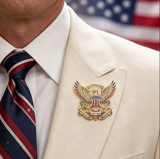 🔥Last Day 75% OFF🔥US 250th Anniversary Brooch Pin
