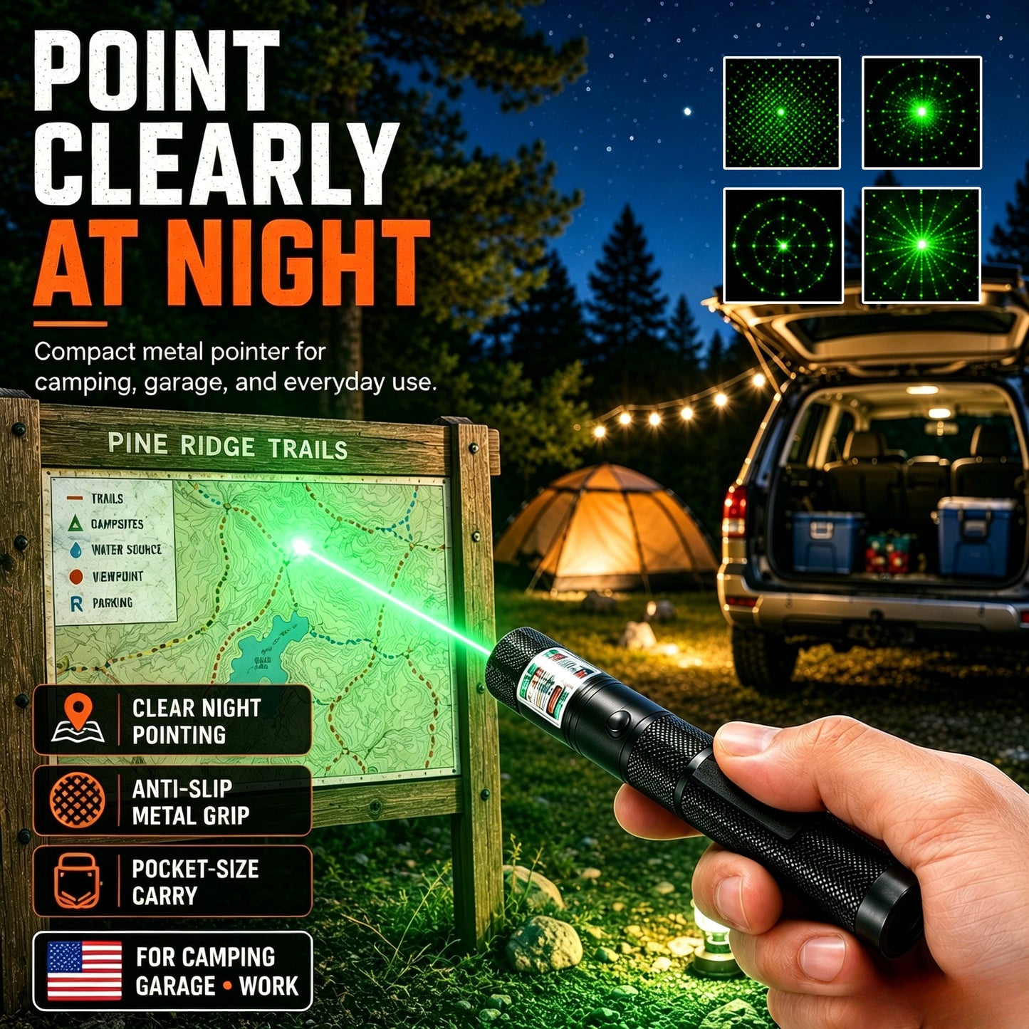 🔥LAST DAY 50% OFF 🔦Beddys® Red and green single-point laser light