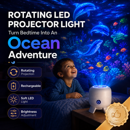 🥳💥2026 HOT SALE🥳💥🌈 50% OFF! Dynamic Rotating LED Light Projector – Calm & relaxation for your home. Gentle moving lights ease restless nights. Perfect for bedroom or living room. 🌙✨ -Billhol®