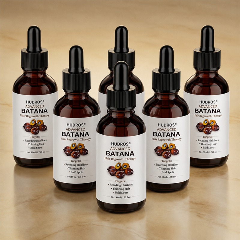 HUDROS® Advanced Batana Hair Regrowth Therapy 🔥 50% OFF