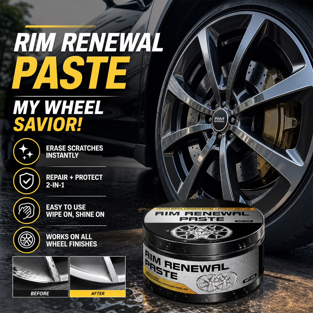 🥳 2026 HOT SALE 🥳 ✨ All-in-One Wheel Care & Restoration Paste ✨ 🔥 50K+ SOLD! Join 30,000+ Happy Customers Worldwide!