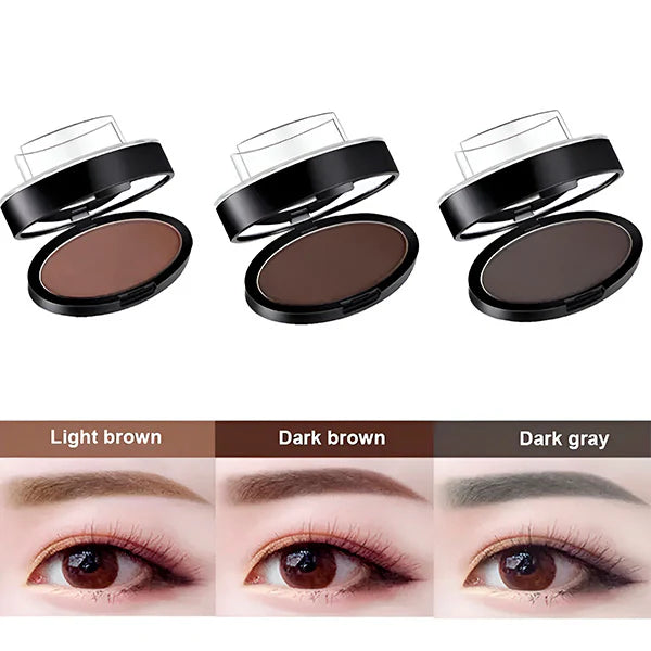 💞LAST DAY 75% OFF ✨Instant Symmetrical Eyebrow Stamp Kit – Effortless Waterproof Brow Powder Makeup