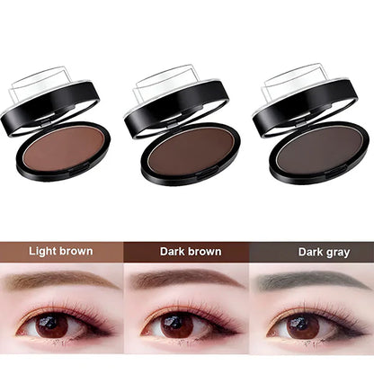 💞LAST DAY 75% OFF ✨Instant Symmetrical Eyebrow Stamp Kit – Effortless Waterproof Brow Powder Makeup