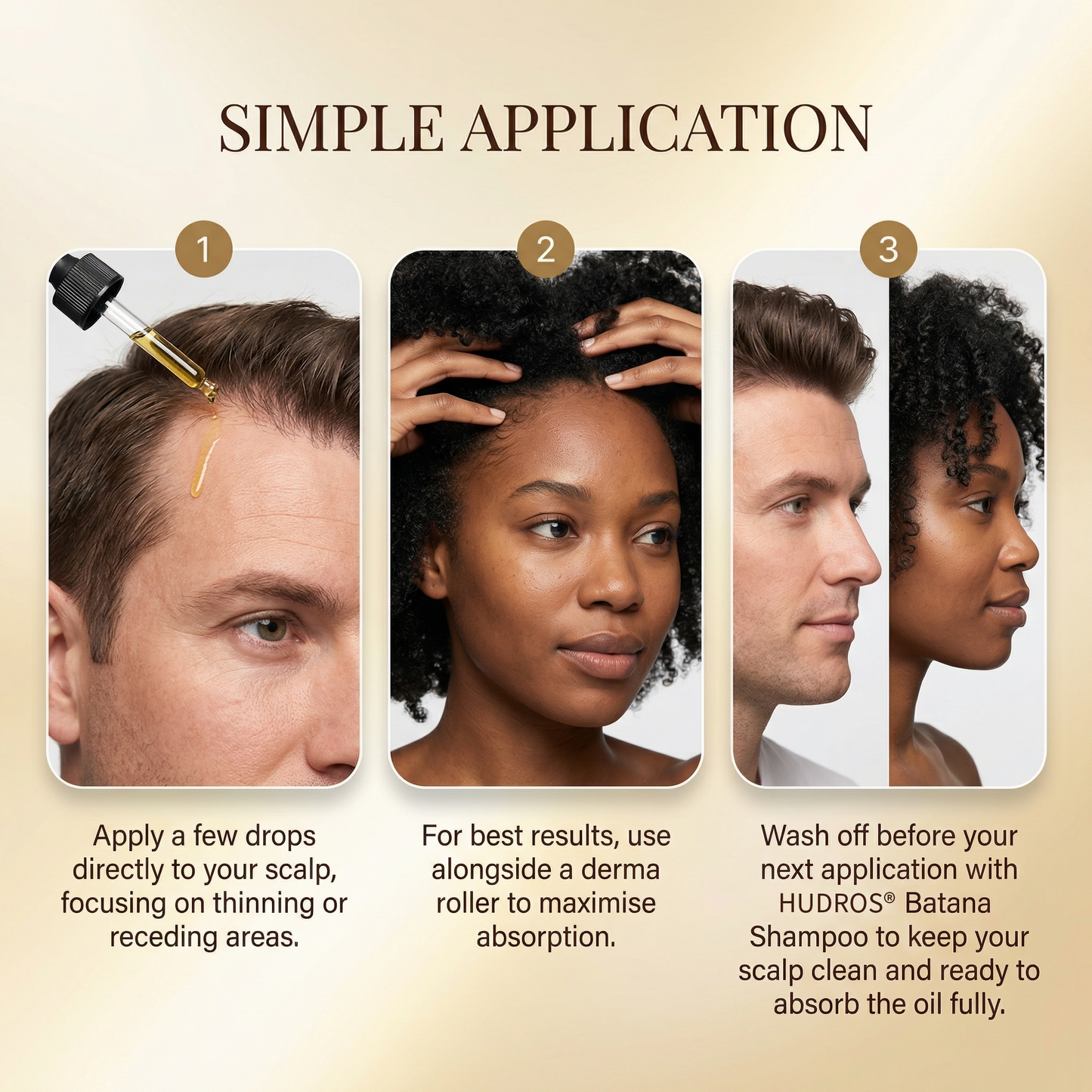 HUDROS® Advanced Batana Hair Regrowth Therapy 🔥 50% OFF