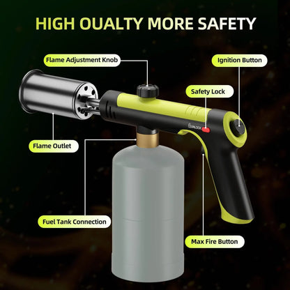 Heavy-Duty Propane Torch with Adjustable Flame