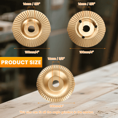 🔥Last Day 50% OFF🔥Heavy-Duty Wood Carving Disc Set