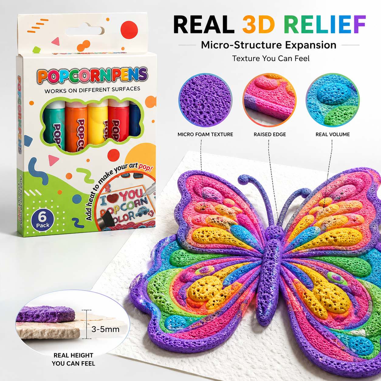 Save 50% by ordering today丨IEY® 3D Relief Art Pen – Turn Flat Drawings Into Touchable 3D Art🎨