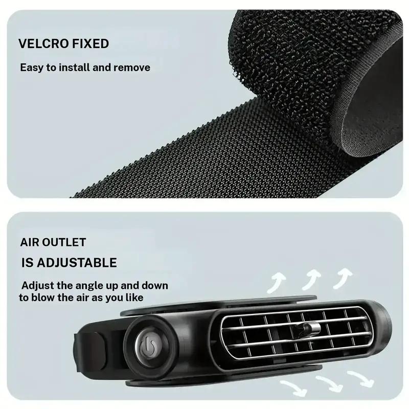 🔥LAST DAY SALE 49% OFF🏆Billhol® Car Seat Fan 🌬️ – 3-Speed Rechargeable Clip-On Fan with 3000mAh Battery 🔋 | USB-C Charging ⚡ for Cars 🚗, Golf Buggies 🛺 & Campervans 🏕️