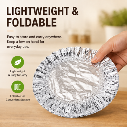 🌈2026 HOT SALE🥳💥 50% OFF! Home dining table & food container aluminum foil heat-retaining cover