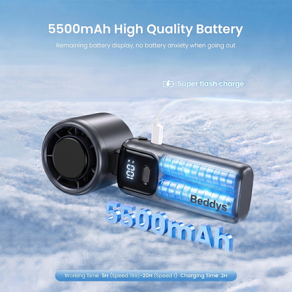 ❄️❄️Beddys® Turbo Portable Fan – Ultra-Powerful Cooling