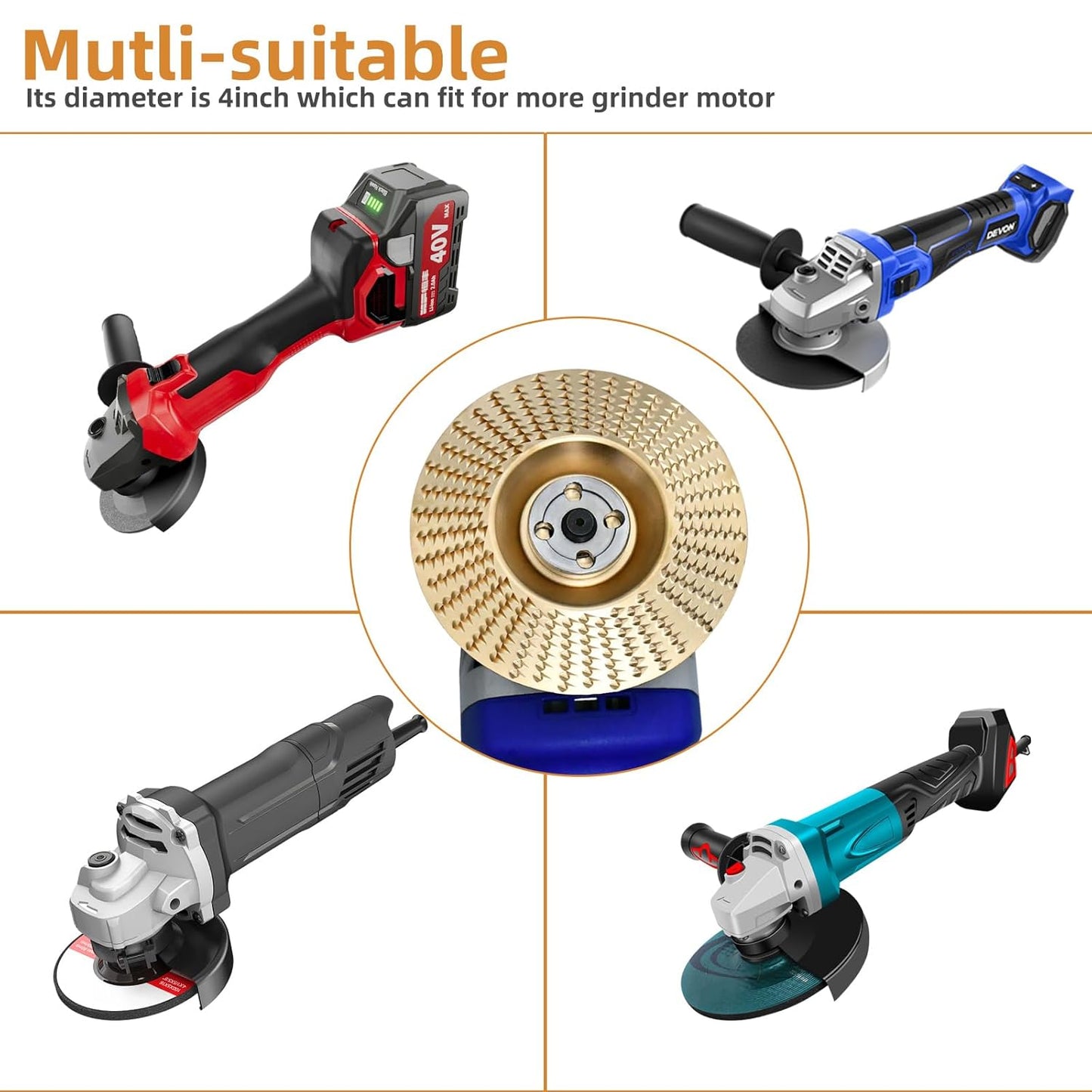 🔥Last Day 50% OFF🔥Heavy-Duty Wood Carving Disc Set