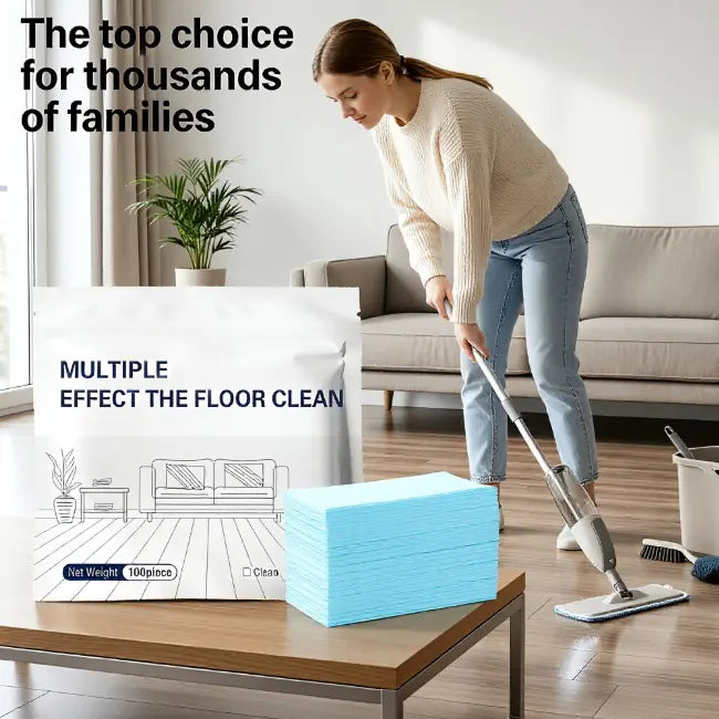 💞LAST DAY 75% OFF ✨100 Piece Floor Cleaning Tablets Multi-Surface Cleaner for Hardwood Laminate Tile & RV Walls Antibacterial Deodorization Maintenance