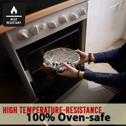 Cithway® Reusable Heat-Locking Aluminum Foil Food Cover