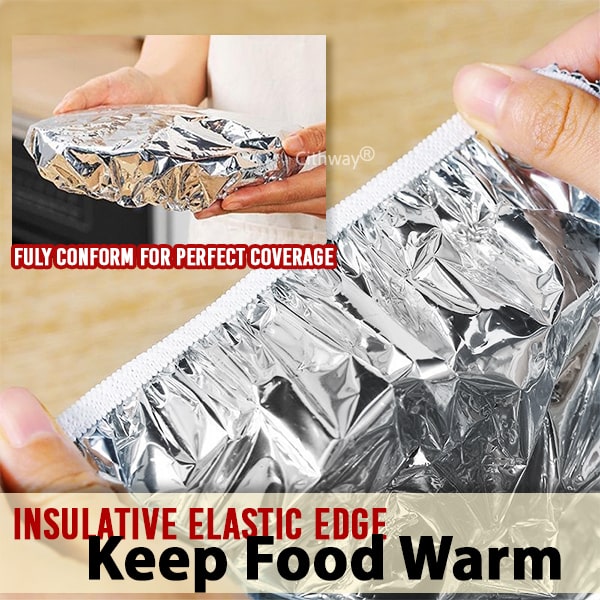 Cithway® Reusable Heat-Locking Aluminum Foil Food Cover