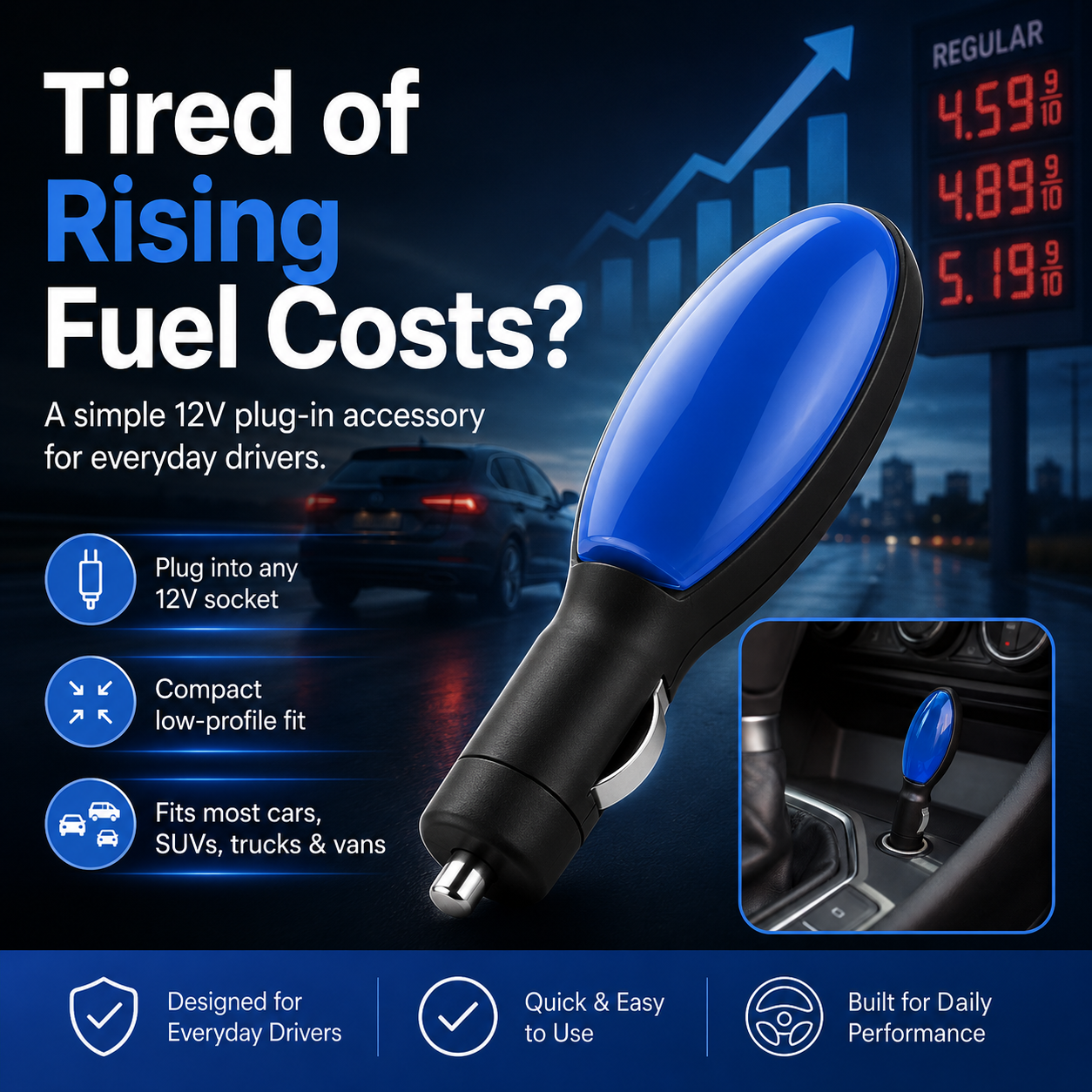 🔥💞LAST DAY 50% OFF ✨Plug-And-Play Driving Plug-In: Improve Fuel Efficiency