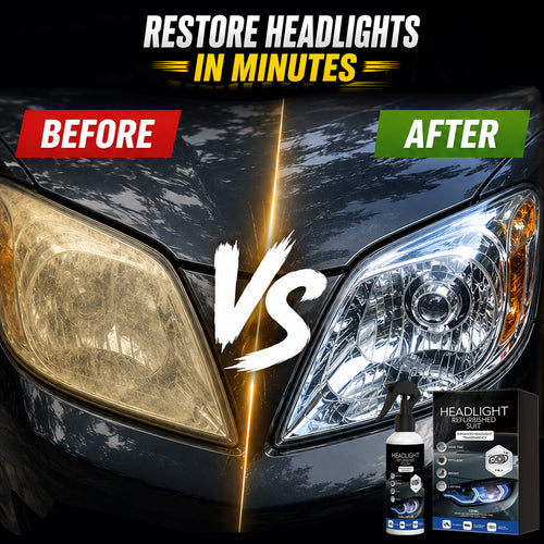 🔥LAST DAY 50% OFF🚗 Automotive Headlamp Restoration Fluid, Clears Oxidation, Yellowing & UV Protection