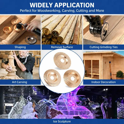 🔥Last Day 50% OFF🔥Heavy-Duty Wood Carving Disc Set