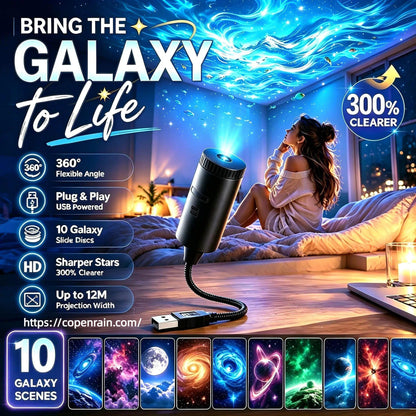 🌈2026 HOT SALE🥳💥 75% OFF! Plug-and-Play HD Galaxy & Ocean Projector Night Light🥳50,000+ Happy Users
