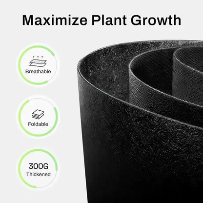🔥LAST DAY 50% OFF 5-Pack 5 Gallon Grow Bags – Heavy Duty Aeration Fabric Pots with Handles for Vegetables, Flowers & Fruits 🪴