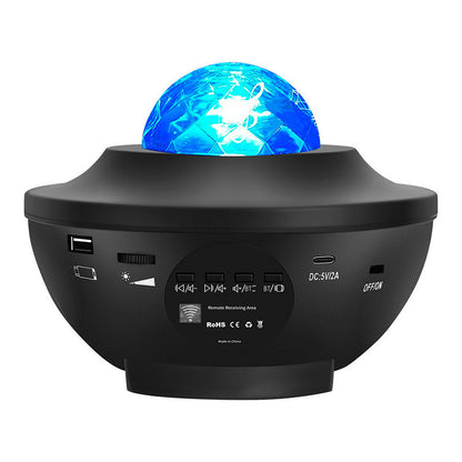 🌈2026 HOT SALE🥳💥LAST DAY 50% OFF! Bluetooth Music Rotating Star Projector Night Light