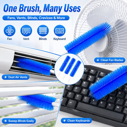 💖 Best Seller! 💧3 Counts Bendable Microfiber Head,Reusable Dust Remover