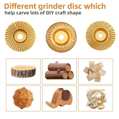 🔥Last Day 50% OFF🔥Heavy-Duty Wood Carving Disc Set