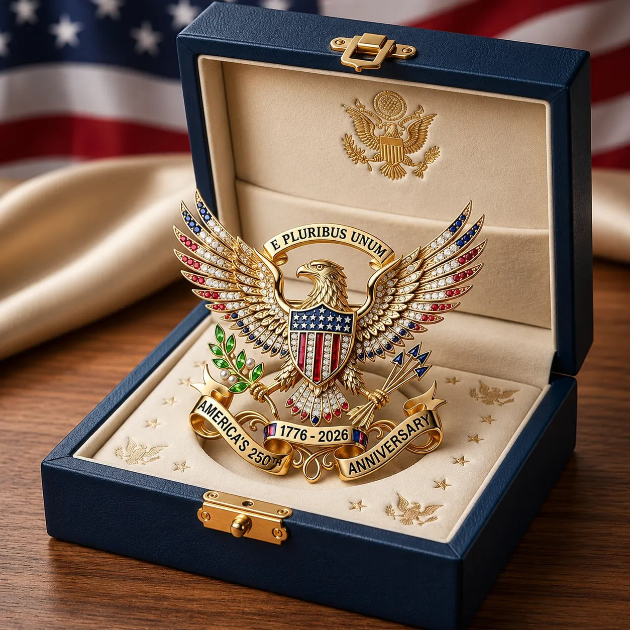 🔥Last Day 75% OFF🔥US 250th Anniversary Brooch Pin