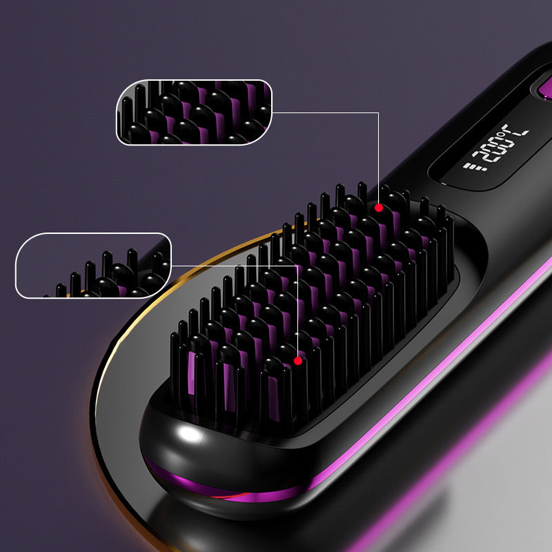 🎁Flash Sale(🚀50%OFF)🎁 Beddys® Cordless Ceramic Heated Hair Straightening Comb