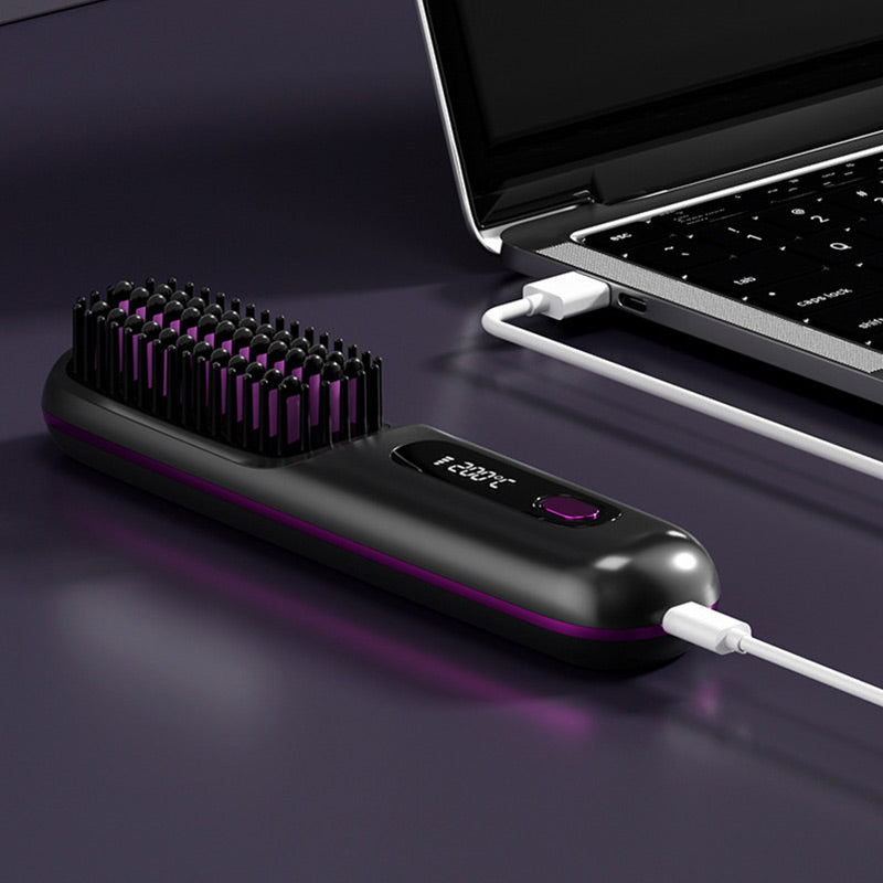 🎁Flash Sale(🚀50%OFF)🎁 Beddys® Cordless Ceramic Heated Hair Straightening Comb