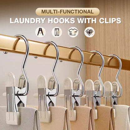 Beddys® Multi-functional Laundry Hooks with Clips