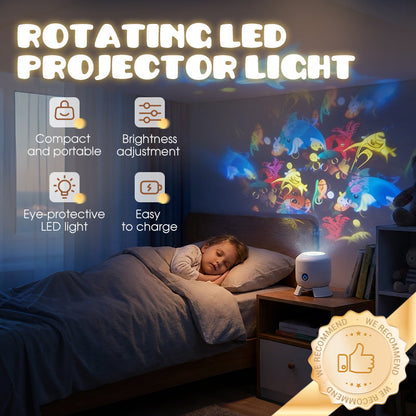🥳💥2026 HOT SALE🌈 75% OFF! Dynamic Rotating LED Light Projector – Calm & relaxation for your home. Gentle moving lights ease restless nights. Perfect for bedroom or living room. 🌙✨ -Billhol®