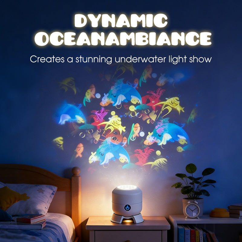 🥳💥2026 HOT SALE🌈 75% OFF! Dynamic Rotating LED Light Projector – Calm & relaxation for your home. Gentle moving lights ease restless nights. Perfect for bedroom or living room. 🌙✨ -Billhol®