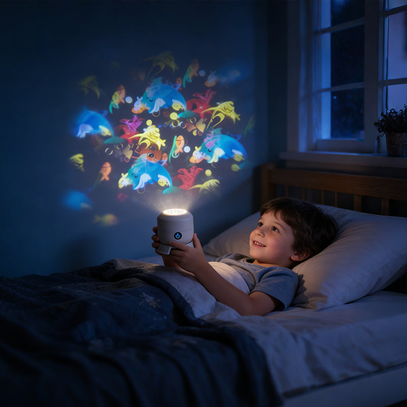 🥳💥2026 HOT SALE🌈 75% OFF! Dynamic Rotating LED Light Projector – Calm & relaxation for your home. Gentle moving lights ease restless nights. Perfect for bedroom or living room. 🌙✨ -Billhol®