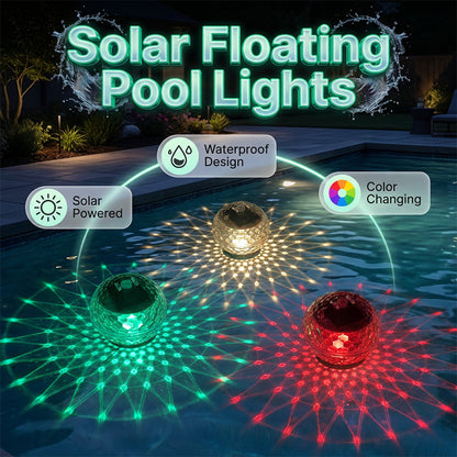 💫🏊Solarbetriebene schwimmende Poolleuchten