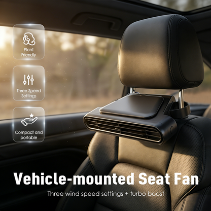 🔥LAST DAY SALE 49% OFF🏆Billhol® Car Seat Fan 🌬️ – 3-Speed Rechargeable Clip-On Fan with 3000mAh Battery 🔋 | USB-C Charging ⚡ for Cars 🚗, Golf Buggies 🛺 & Campervans 🏕️
