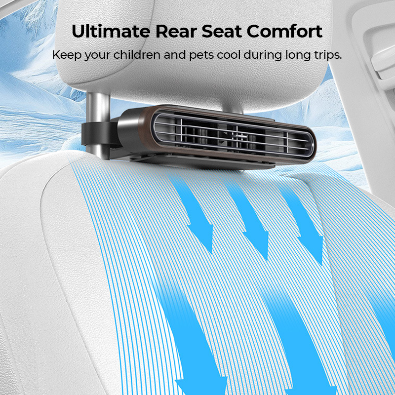 🔥LAST DAY SALE 49% OFF🏆Billhol® Car Seat Fan 🌬️ – 3-Speed Rechargeable Clip-On Fan with 3000mAh Battery 🔋 | USB-C Charging ⚡ for Cars 🚗, Golf Buggies 🛺 & Campervans 🏕️