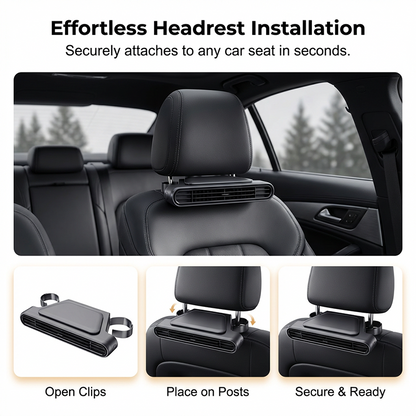 🔥LAST DAY SALE 49% OFF🏆Billhol® Car Seat Fan 🌬️ – 3-Speed Rechargeable Clip-On Fan with 3000mAh Battery 🔋 | USB-C Charging ⚡ for Cars 🚗, Golf Buggies 🛺 & Campervans 🏕️