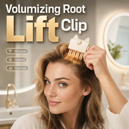 🎉48K+ Sold 💇 Wireless Heated Volumizing Root Lift Clip, Portable Travel Hair Styling Tool for Flat Fine Hair (Copy)
