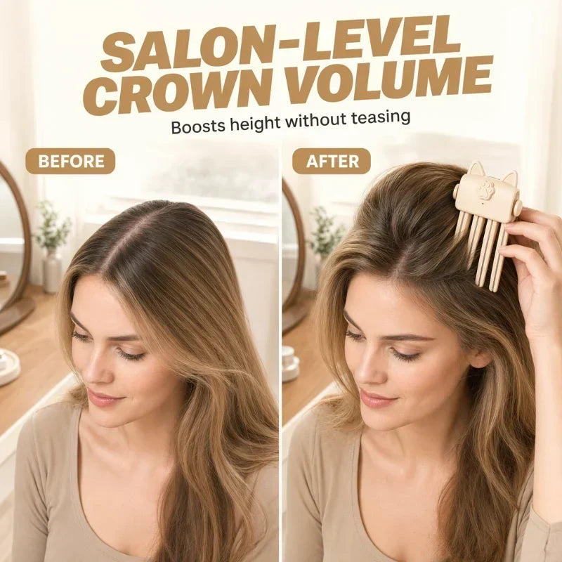 🎉48K+ Sold 💇 Wireless Heated Volumizing Root Lift Clip, Portable Travel Hair Styling Tool for Flat Fine Hair (Copy)