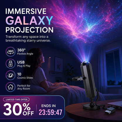 🌈2026 HOT SALE🥳💥 75% OFF! Plug-and-Play HD Galaxy & Ocean Projector Night Light🥳50,000+ Happy Users