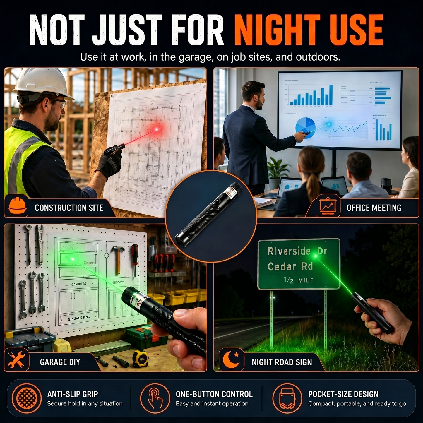 🔥LAST DAY 50% OFF 🔦Beddys® Red and green single-point laser light
